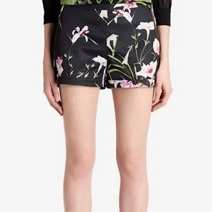 Ted Baker Black Floral Machele shorts Medium / 3